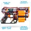 imageXSHOT Skins Dread Blaster  Demon Slayer Skin by ZURU Demon Slayer Design with 12 Darts Double Rotating Barrels Air Pocket Dart Technology Toy Foam Blaster for Kids Teens and Adults