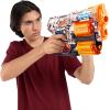 imageXSHOT Skins Dread Sonic Robotnik Blaster with 24 Darts  Malice Skin by ZURU Double Rotating Barrels Air Pocket Dart Technology Toy Foam Blaster for Kids Teens and AdultsRetro