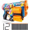 imageXSHOT Skins Dread Blaster  Poppy Playtime Kissy by ZURU with 12 Darts Rotating Double Barrel Air Pocket Dart Technology Toy Foam Blaster for Kids Teens and AdultsKissy
