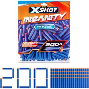 imageXSHOT Insanity 200 Dart Refill Pack by ZURU Compatible with XSHOT and Other Brands Blaster Outdoor Toys
