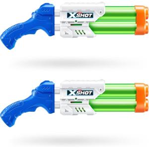 imageXSHOT Large Dual Stream Water Blaster 2 Pack by ZURU Dual Play Water Toy Dual Stream Blaster Big Water Toy for Children Teen and AdultsSmall