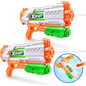 imageXSHOT Medium Water Blaster 2 Pack  FastFill Watergun Fills in 1 SecondWater Blaster