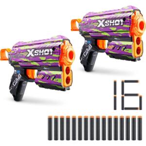 imageXSHOT Skins Flux Dart Blaster 2PK  Graffiti 16 Darts by ZURUCrucifer