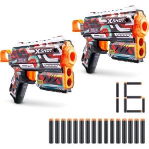 imageXSHOT Skins Flux Dart Blaster 2PK  Graffiti 16 Darts by ZURUReckoning