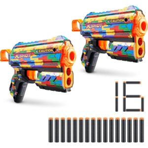 imageXSHOT Skins Flux Dart Blaster 2PK  Graffiti 16 Darts by ZURUStriper
