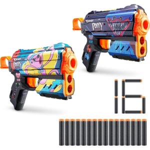 imageXSHOT Skins Flux Poppy Playtime Dart Blaster 2PK  Jumpscare  Kissy 16 Darts by ZURUJumpscarekissy