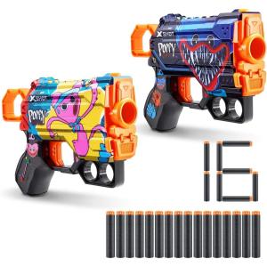 imageXSHOT Skins Menace Poppy Playtime Dart Blaster 2PK  Jumpscare  Toony 16 Darts by ZURUJumpscarekissy