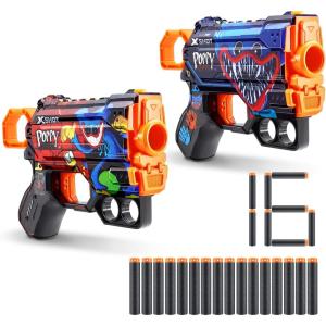 imageXSHOT Skins Menace Poppy Playtime Dart Blaster 2PK  Jumpscare  Toony 16 Darts by ZURUJumpscaretoony