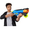 imageXSHOT Dino Attack Claw Hunter 24 Darts  4 Shooting Targets by ZURU XSHOT Blue Foam Dart Blaster Toy Blaster Shotgun Style Twin Barrel Dinosaur Design Toys for Boys Kids Teens Blue