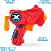 imageXSHOT Excel Crusher ampamp 2 Micros Combo 35Dart Clip  64 Darts by ZURU XSHOT Red Foam Dart Blaster Toy Blaster Belt Automatically Rotates Slam Fire Toys for Kids Teens Adults RedRed