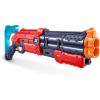imageXSHOT Excel Vigilante 12 Darts  4 Shooting Targets by ZURU XSHOT Red Foam Dart Blaster Toy Blaster Twin Barrels Pump Action QuickFire Toys for Kids Teens Adults RedRed