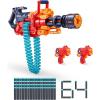 imageXSHOT Excel Crusher ampamp 2 Micros Combo 35Dart Clip  64 Darts by ZURU XSHOT Red Foam Dart Blaster Toy Blaster Belt Automatically Rotates Slam Fire Toys for Kids Teens Adults RedRed