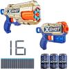 imageXShot XShot Excel Royale Edition Reflex 6 and Kickback Combo Pack 3 Cans  16 Darts by ZURU Golden Foam Dart Blaster Easy Reload Toy Shooting Toys for Kids Teens Adults