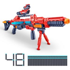imageXSHOT Excel Regenerator 48 Darts by ZURU Red Foam Dart Blaster Toy Blaster 12x InterChangeable attachments Toys for Kids Teens Adults RedRed