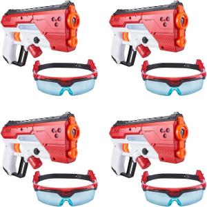 imageXShot Laser Tag  4 Laser Tag Guns ampamp 360 Sensor Goggles  Ultimate Laser Blaster Party Pack for Outdoor or Indoor Fun by ZURU