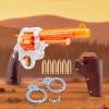 imageXSHOT Role Play Cowboy by ZURU  Western Blaster Role Play Kit with LED Barrel 6 Rounds Handcuffs Holster Outdoor Toy for Kids Ages 5 Teens amp Adults