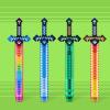 imageXSHOT Role Play Pixel Sword by ZURU  Foam Sword with Pixelated Design amp Plastic Grip Lightweight Safe Role Play Toy for Kids Ages 6 Teens amp Adults Costumes Cosplay amp Backyard Battles