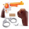 imageXSHOT Role Play Cowboy by ZURU  Western Blaster Role Play Kit with LED Barrel 6 Rounds Handcuffs Holster Outdoor Toy for Kids Ages 5 Teens amp Adults