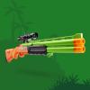 imageXSHOT Role Play Big Hunter by ZURU  Outdoor Explorer Role Play Kit with NonFiring Blaster 6 Ejecting Rounds Knife Walkie Talkie Compass amp Whistle Adventure Toy for Kids Ages 5 Teens amp Adults